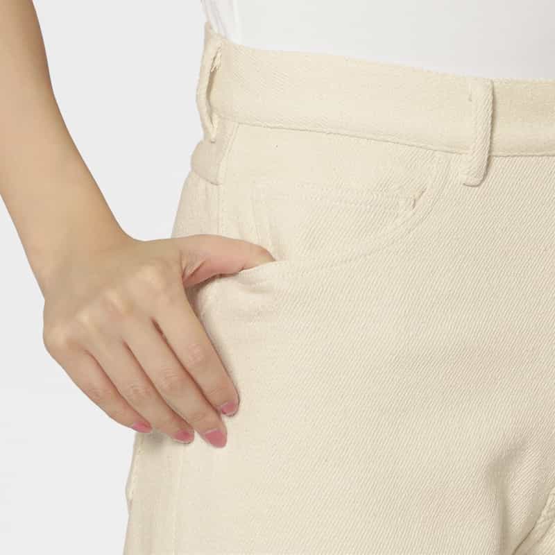 AURALEE AURALEE＜オーラリー＞ ワイドデニムパンツ IVORY