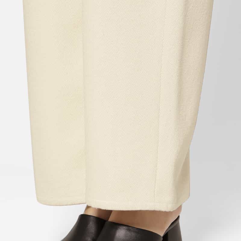 AURALEE AURALEE＜オーラリー＞ ワイドデニムパンツ IVORY