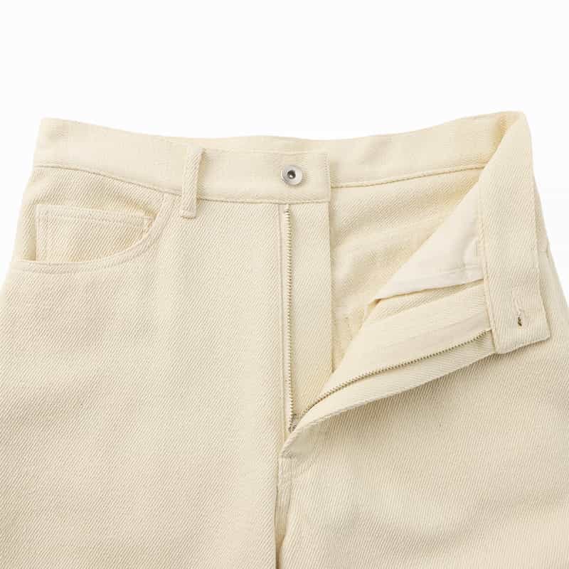 AURALEE AURALEE＜オーラリー＞ ワイドデニムパンツ IVORY