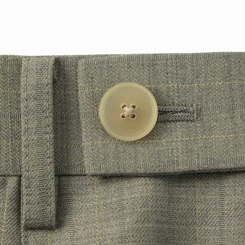 AURALEE AURALEE＜オーラリー＞ ブルーフェイスウール チェック柄パンツ GRAY