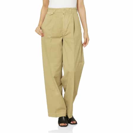 AURALEE＜オーラリー＞ ワンタック ワイドチノパンツ