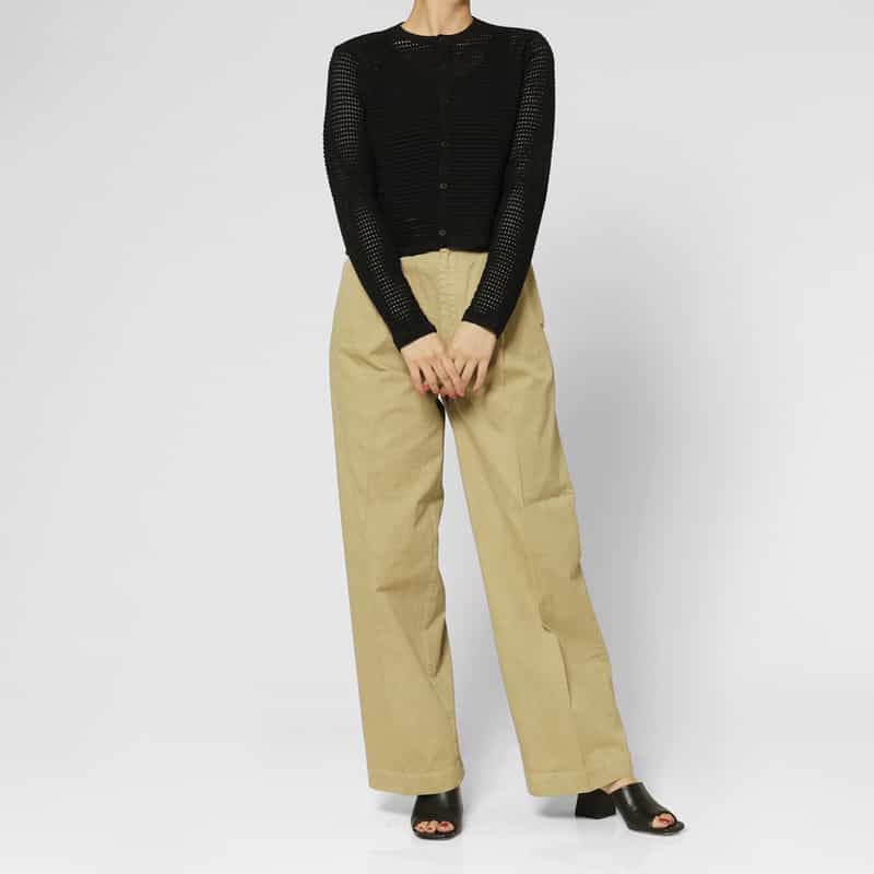 AURALEE AURALEE＜オーラリー＞ ワンタック ワイドチノパンツ BEIGE