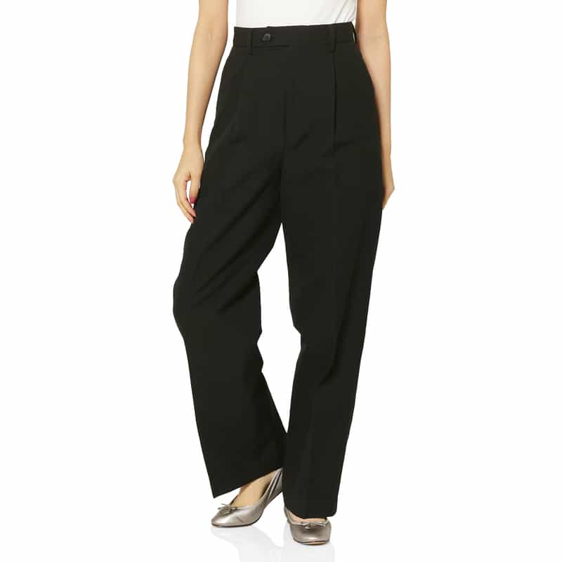 AURALEE AURALEE＜オーラリー＞ タック入りパンツ BLACK