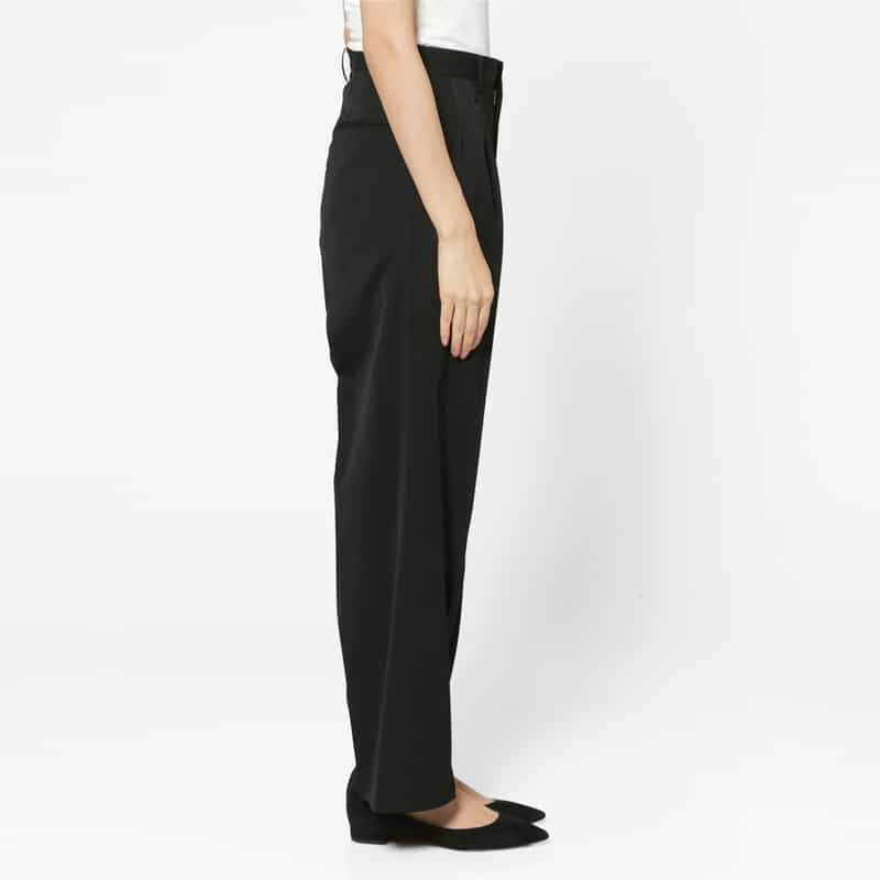 AURALEE AURALEE＜オーラリー＞ ウールギャバジン タックパンツ BLACK