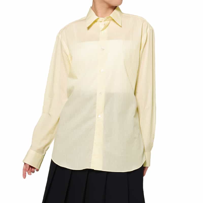 AURALEE ＜オーラリー＞ シアー素材シャツ