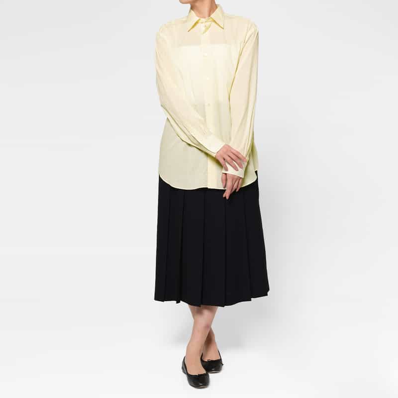 AURALEE AURALEE ＜オーラリー＞ シアー素材シャツ IVORY