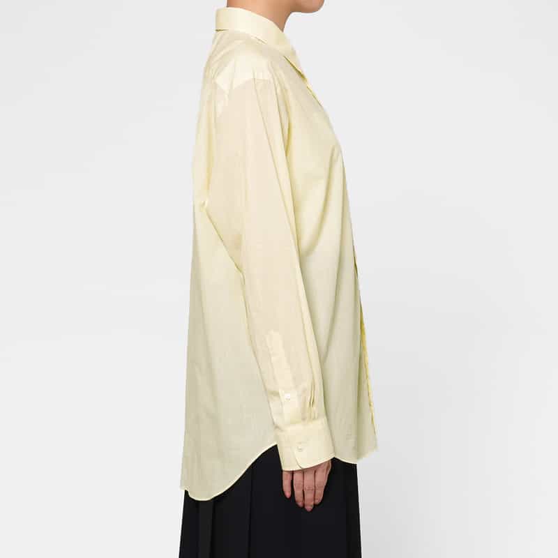 AURALEE AURALEE ＜オーラリー＞ シアー素材シャツ IVORY