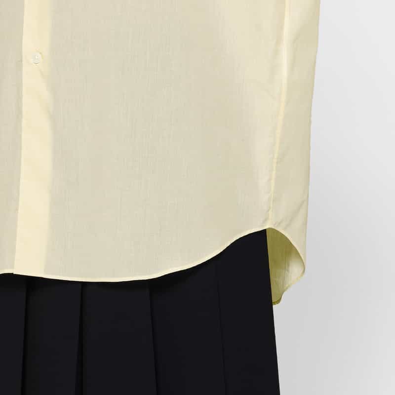 AURALEE AURALEE ＜オーラリー＞ シアー素材シャツ IVORY