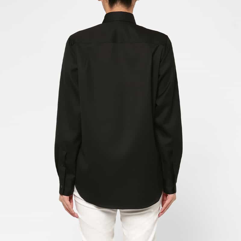 AURALEE AURALEE ＜オーラリー＞ ウール素材シャツ BLACK