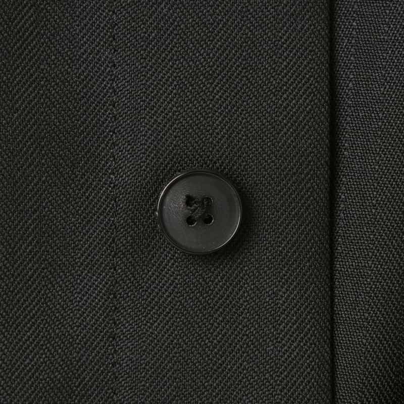 AURALEE AURALEE ＜オーラリー＞ ウール素材シャツ BLACK