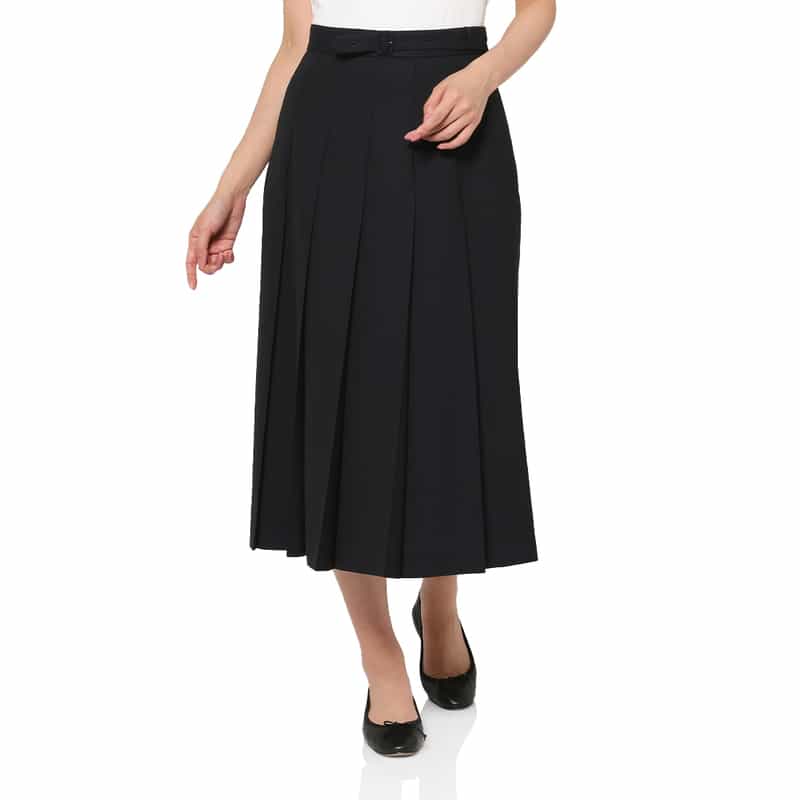 AURALEE ＜オーラリー＞ ベルテッドプリーツスカート