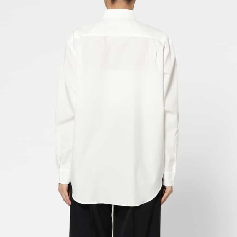 AURALEE AURALEE＜オーラリー＞ フィンクスコットンツイルシャツ WHITE