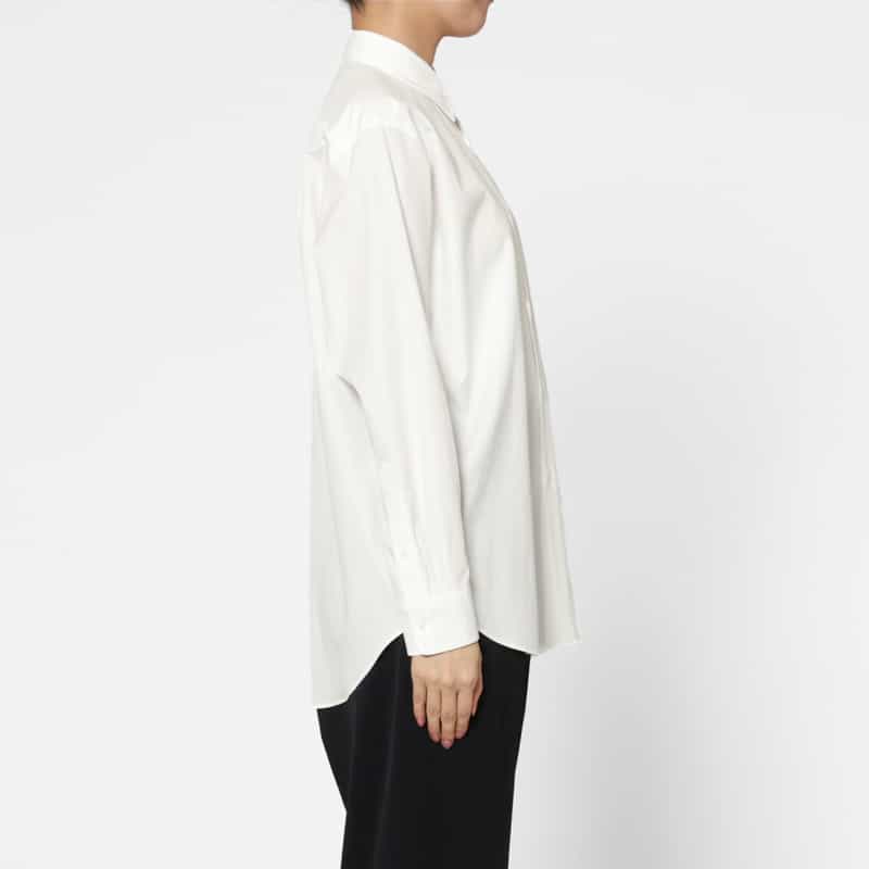 AURALEE AURALEE＜オーラリー＞ フィンクスコットンツイルシャツ WHITE