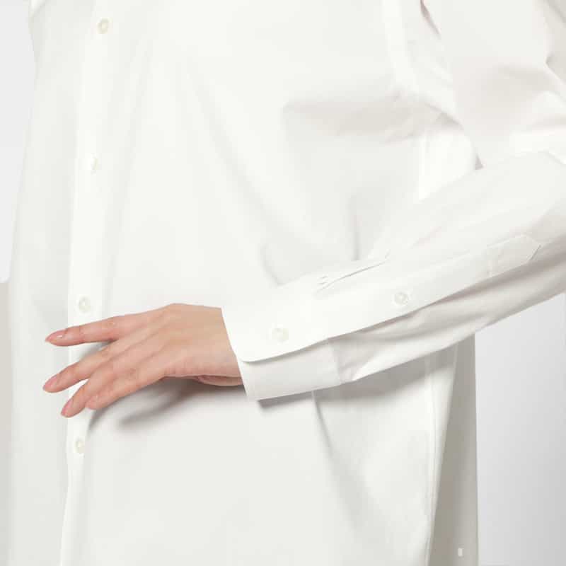 AURALEE AURALEE＜オーラリー＞ フィンクスコットンツイルシャツ WHITE