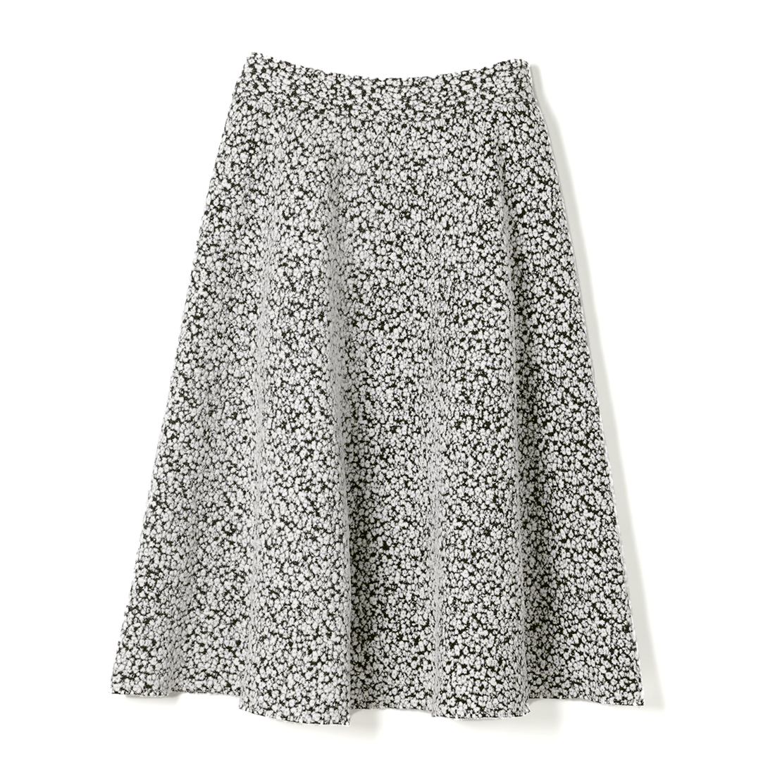 セットアップ ウォッシャブル ジャカード素材フレアスカート