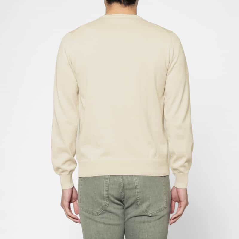 GRANSASSO GRANSASSO＜グランサッソ＞ コットンニットプルオーバー BEIGE