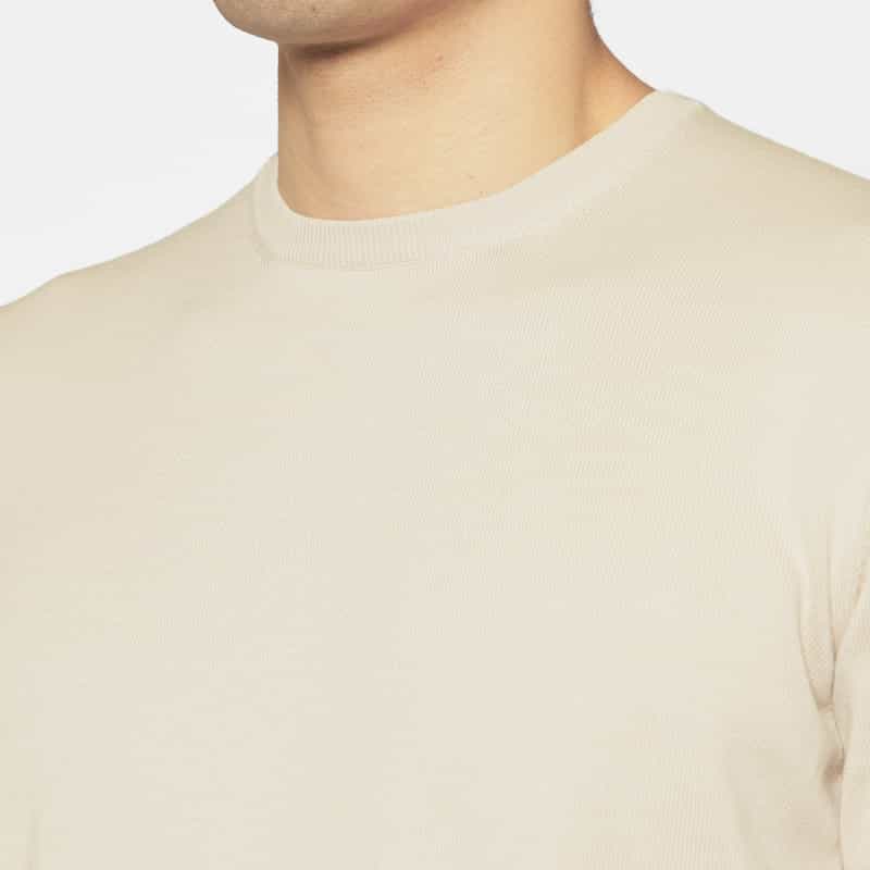 GRANSASSO GRANSASSO＜グランサッソ＞ コットンニットプルオーバー BEIGE