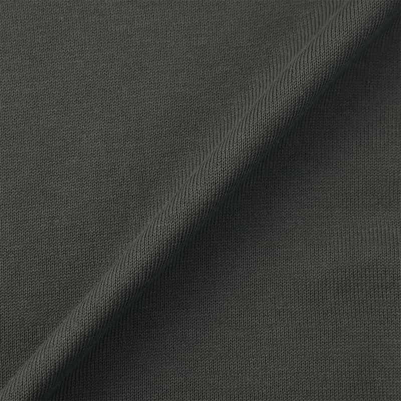 GRANSASSO GRANSASSO＜グランサッソ＞ コットンニットプルオーバー GRAY