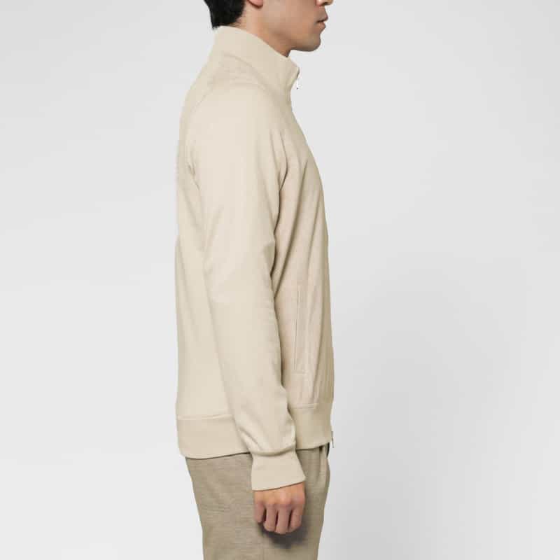 GRANSASSO GRANSASSO＜グランサッソ＞ ジップアップニットカーディガン BEIGE