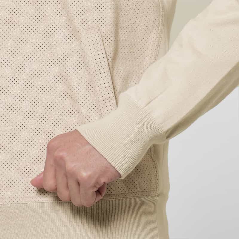 GRANSASSO GRANSASSO＜グランサッソ＞ ジップアップニットカーディガン BEIGE