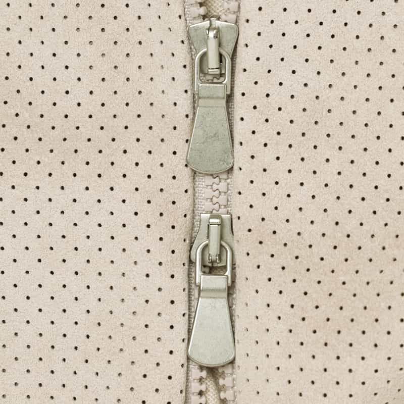 GRANSASSO GRANSASSO＜グランサッソ＞ ジップアップニットカーディガン BEIGE