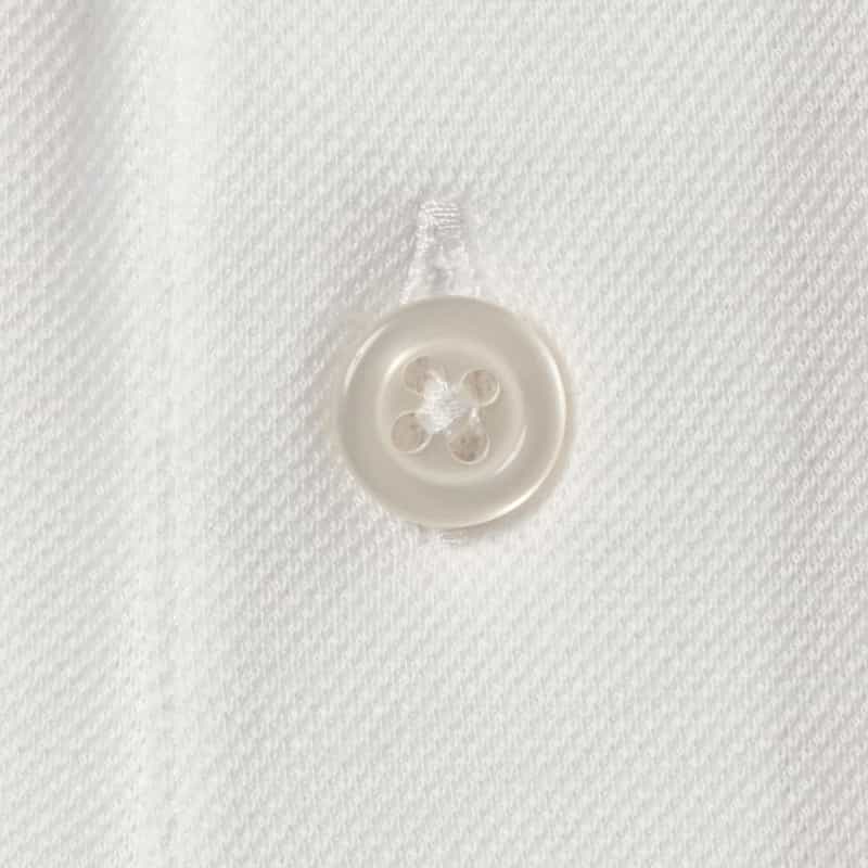 GRANSASSO GRANSASSO＜グランサッソ＞ 鹿の子ポロシャツ WHITE