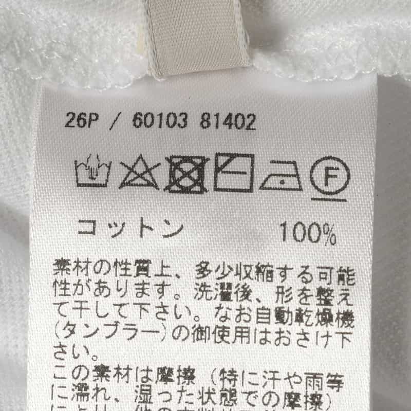 GRANSASSO GRANSASSO＜グランサッソ＞ 鹿の子ポロシャツ WHITE