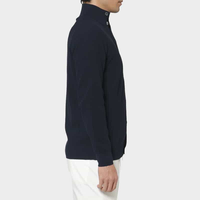 FILIPPO DE LAURENTIIS FILIPPO DE LAURENTIIS＜フィリップ デ ローレンティス＞ ニットカーディガン NAVY