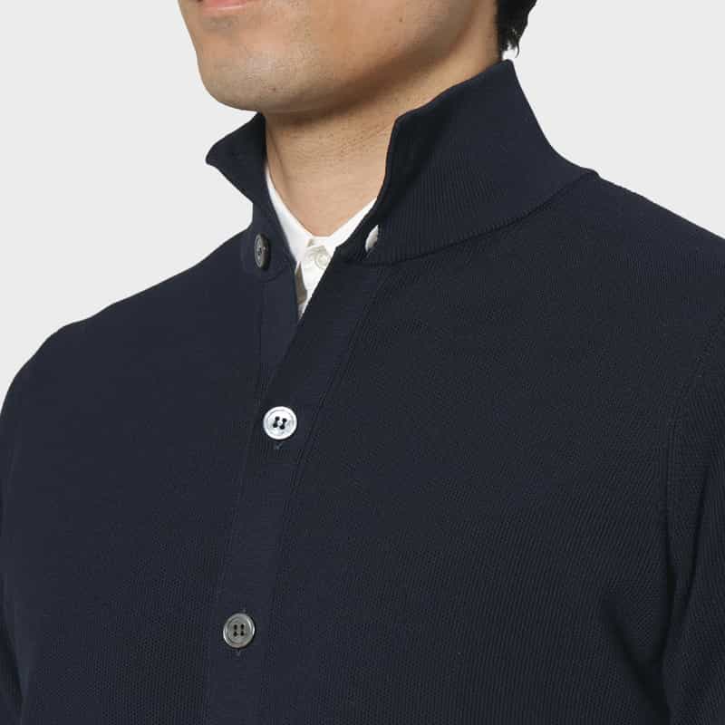 FILIPPO DE LAURENTIIS FILIPPO DE LAURENTIIS＜フィリップ デ ローレンティス＞ ニットカーディガン NAVY