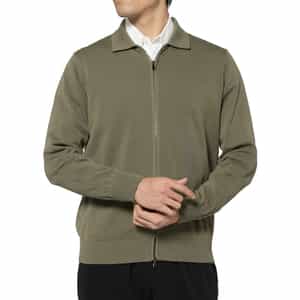 FILIPPO DE LAURENTIIS＜フィリップ デ ローレンティス＞ ジップアップニットカーディガン