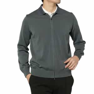 FILIPPO DE LAURENTIIS＜フィリップ デ ローレンティス＞ ジップアップニットカーディガン