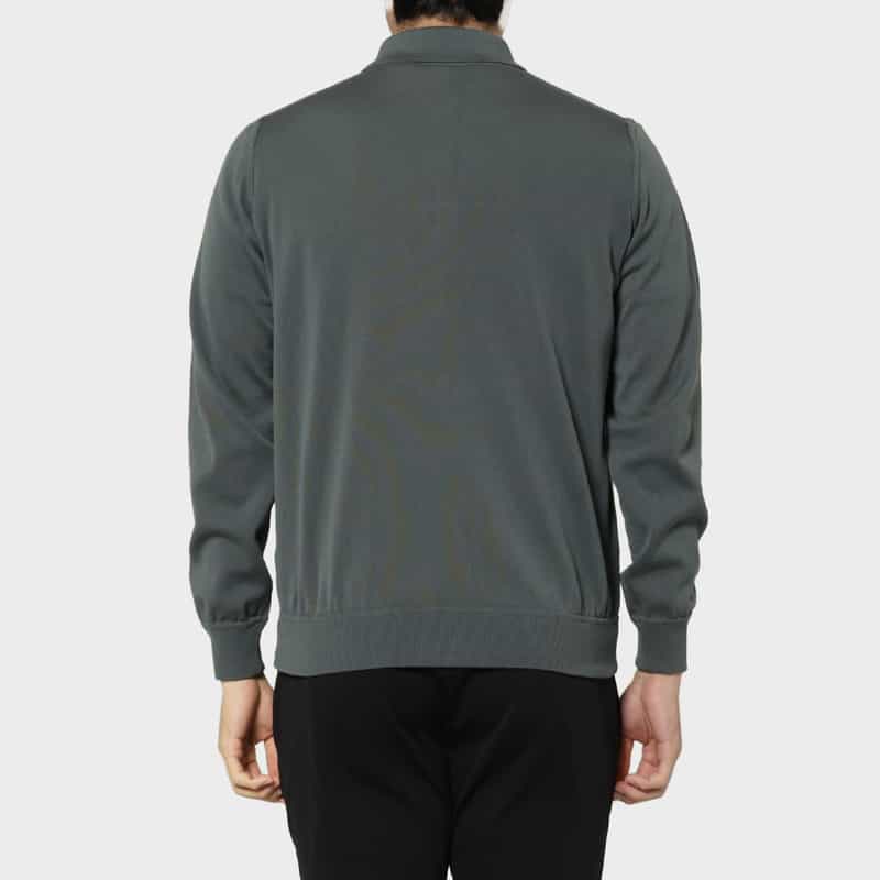 FILIPPO DE LAURENTIIS FILIPPO DE LAURENTIIS＜フィリップ デ ローレンティス＞ ジップアップニットカーディガン GRAY