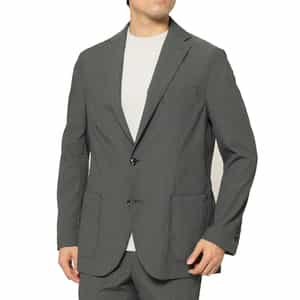 セットアップ シアサッカー素材テーラードジャケット