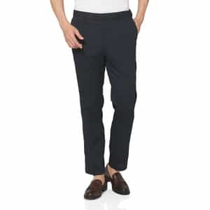 セットアップ シアサッカー素材ストレッチパンツ