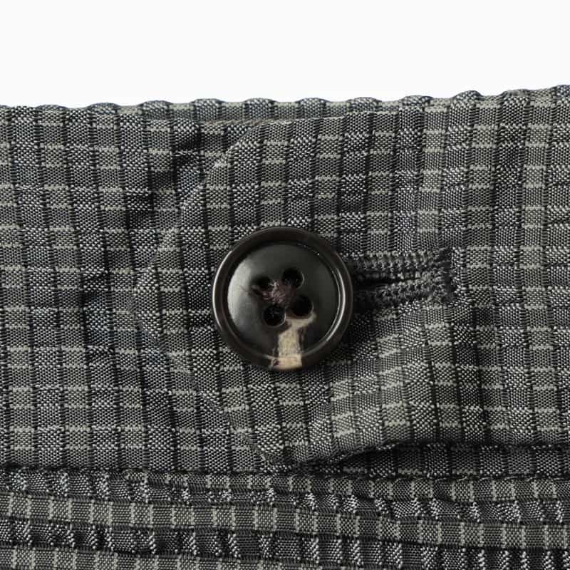 BARNEYS NEW YORK セットアップ シアサッカー素材ストレッチパンツ GRAY