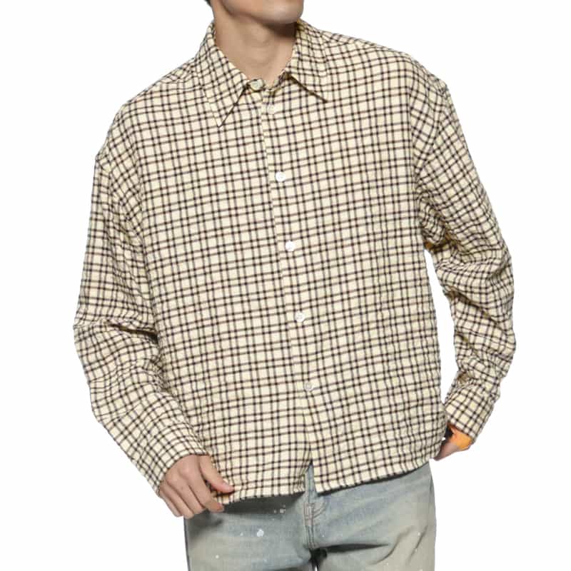 STUDIO NICHOLSON＜スタジオ　ニコルソン＞ チェック柄カジュアルシャツ