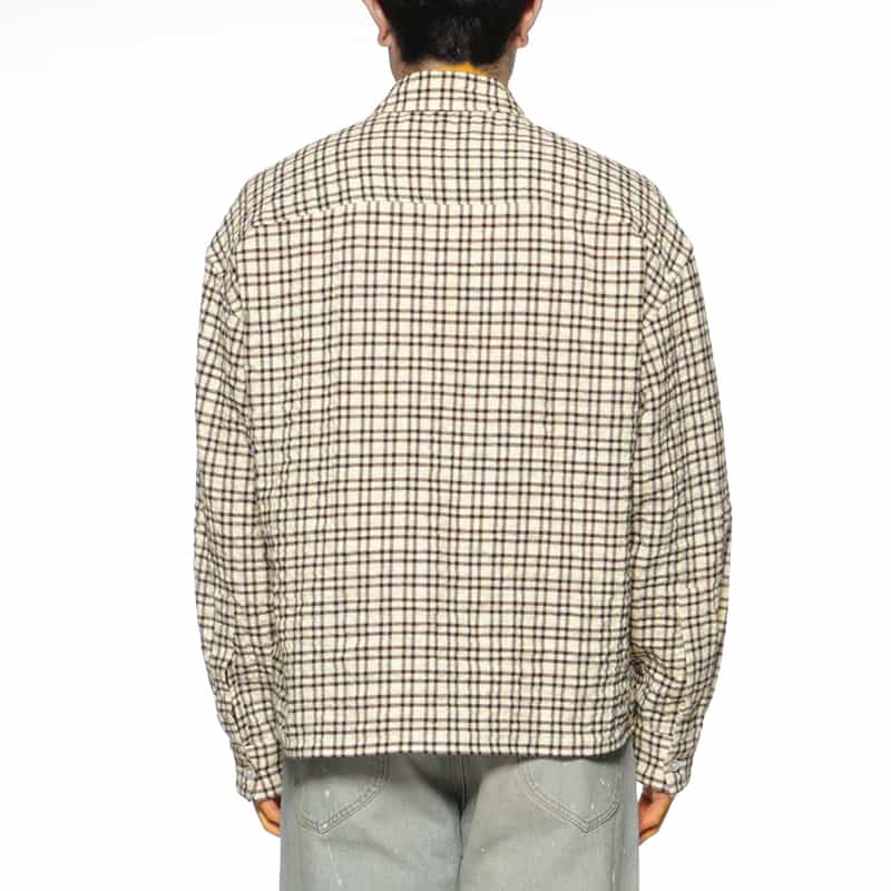 STUDIO NICHOLSON STUDIO NICHOLSON＜スタジオ　ニコルソン＞ チェック柄カジュアルシャツ BEIGE