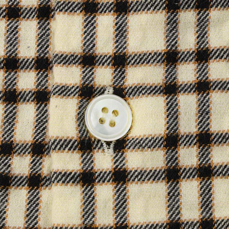 STUDIO NICHOLSON STUDIO NICHOLSON＜スタジオ　ニコルソン＞ チェック柄カジュアルシャツ BEIGE