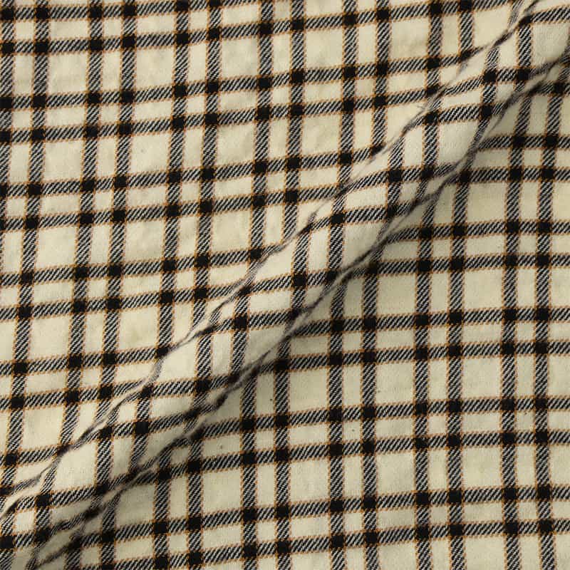 STUDIO NICHOLSON STUDIO NICHOLSON＜スタジオ　ニコルソン＞ チェック柄カジュアルシャツ BEIGE