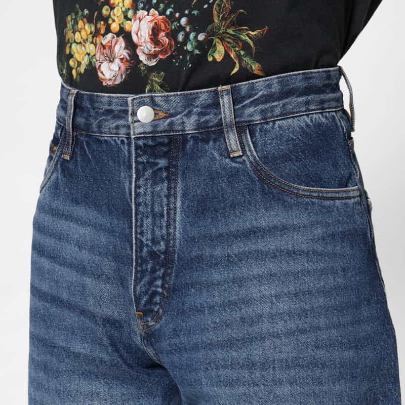 STUDIO NICHOLSON STUDIO NICHOLSON＜スタジオ　ニコルソン＞ デニムパンツ BLUE