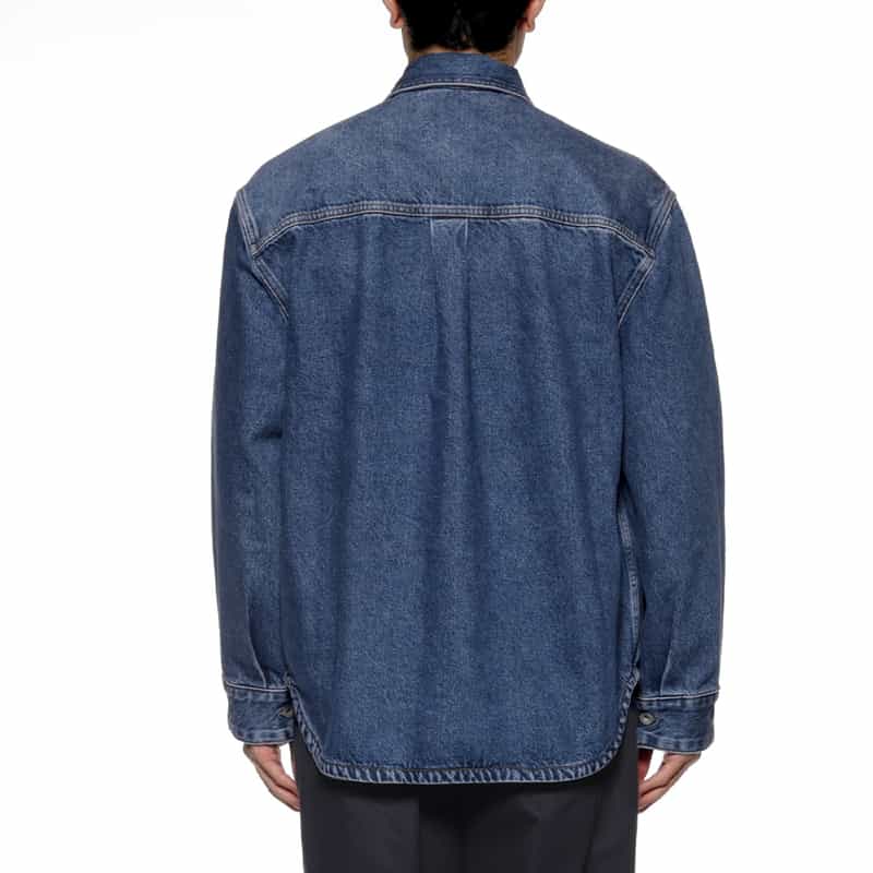 STUDIO NICHOLSON STUDIO NICHOLSON＜スタジオ　ニコルソン＞ デニムシャツ BLUE