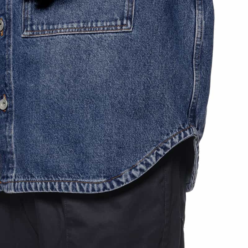 STUDIO NICHOLSON STUDIO NICHOLSON＜スタジオ　ニコルソン＞ デニムシャツ BLUE