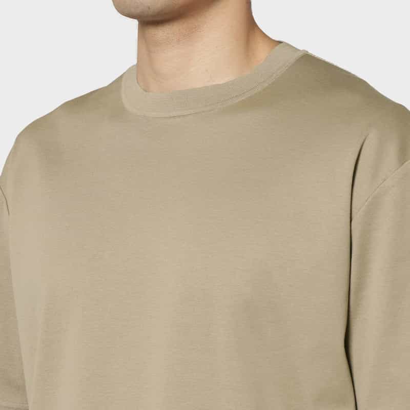 PIPPIOLINO PIPPIOLINO＜ピッピオリーノ＞ バーニーズ　ニューヨーク限定 コットンニットTシャツ GREIGE