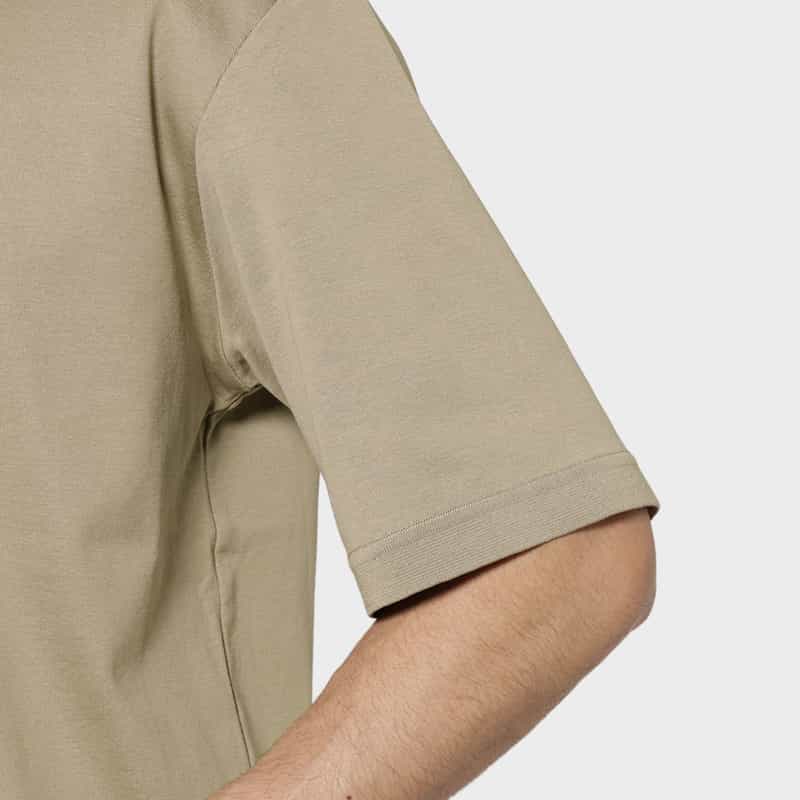 PIPPIOLINO PIPPIOLINO＜ピッピオリーノ＞ バーニーズ　ニューヨーク限定 コットンニットTシャツ GREIGE