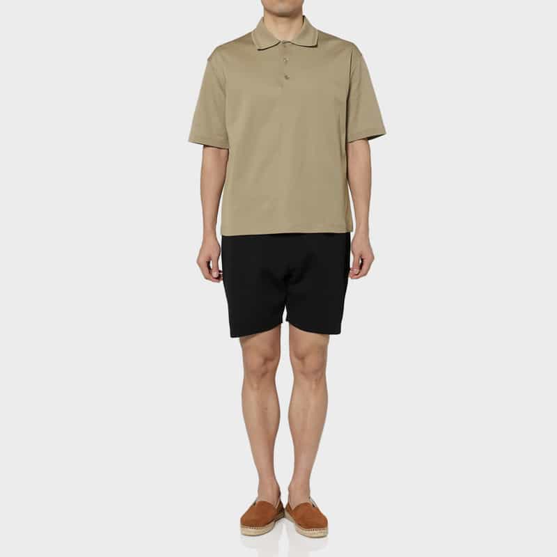 PIPPIOLINO PIPPIOLINO＜ピッピオリーノ＞ バーニーズ　ニューヨーク限定 コットンポロシャツ GREIGE