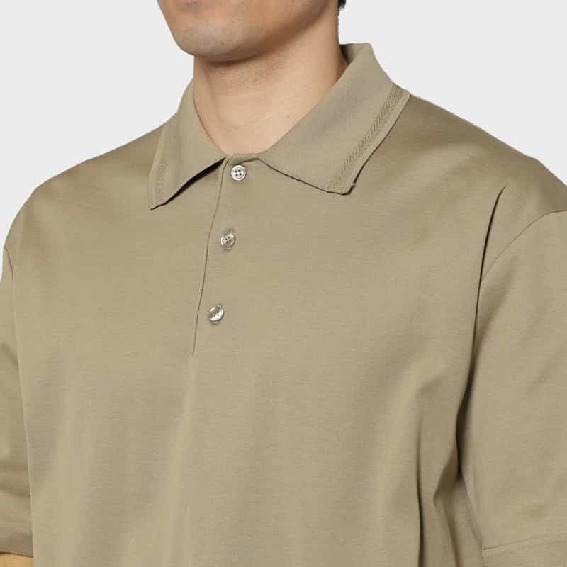 PIPPIOLINO PIPPIOLINO＜ピッピオリーノ＞ バーニーズ　ニューヨーク限定 コットンポロシャツ GREIGE