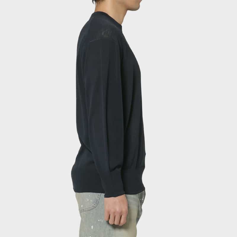 PIPPIOLINO PIPPIOLINO＜ピッピオリーノ＞ バーニーズ　ニューヨーク限定ロングスリーブニットTシャツ NAVY