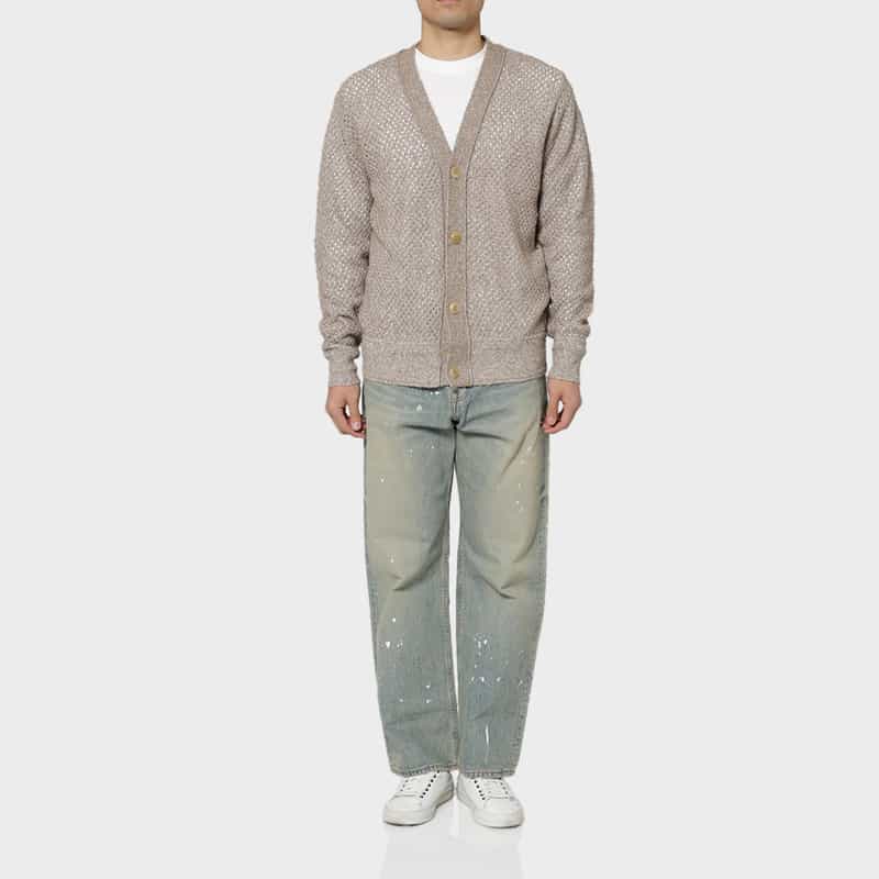 PIPPIOLINO PIPPIOLINO＜ピッピオリーノ＞ バーニーズ　ニューヨーク限定ニットカーディガン GREIGE