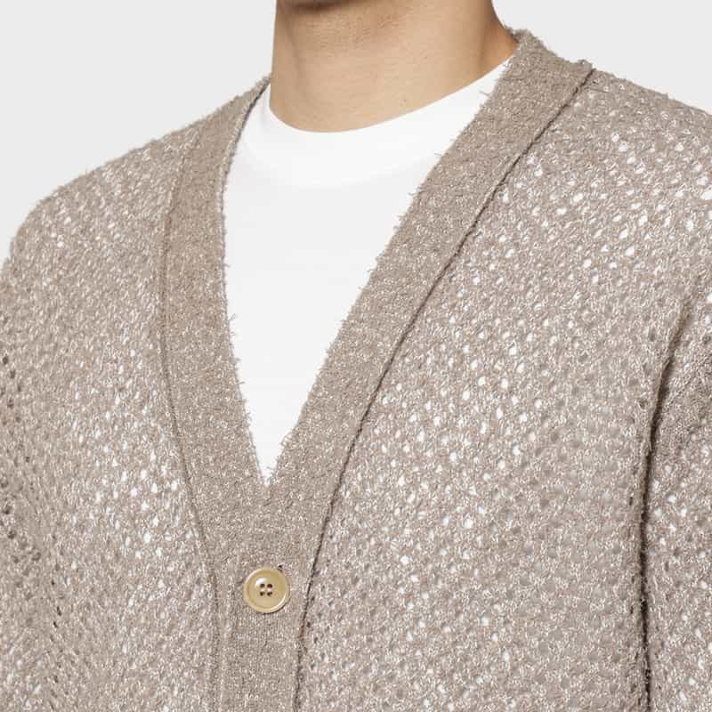 PIPPIOLINO PIPPIOLINO＜ピッピオリーノ＞ バーニーズ　ニューヨーク限定ニットカーディガン GREIGE