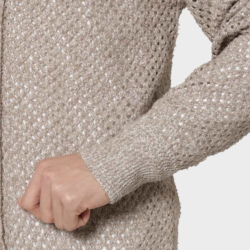 PIPPIOLINO PIPPIOLINO＜ピッピオリーノ＞ バーニーズ　ニューヨーク限定ニットカーディガン GREIGE